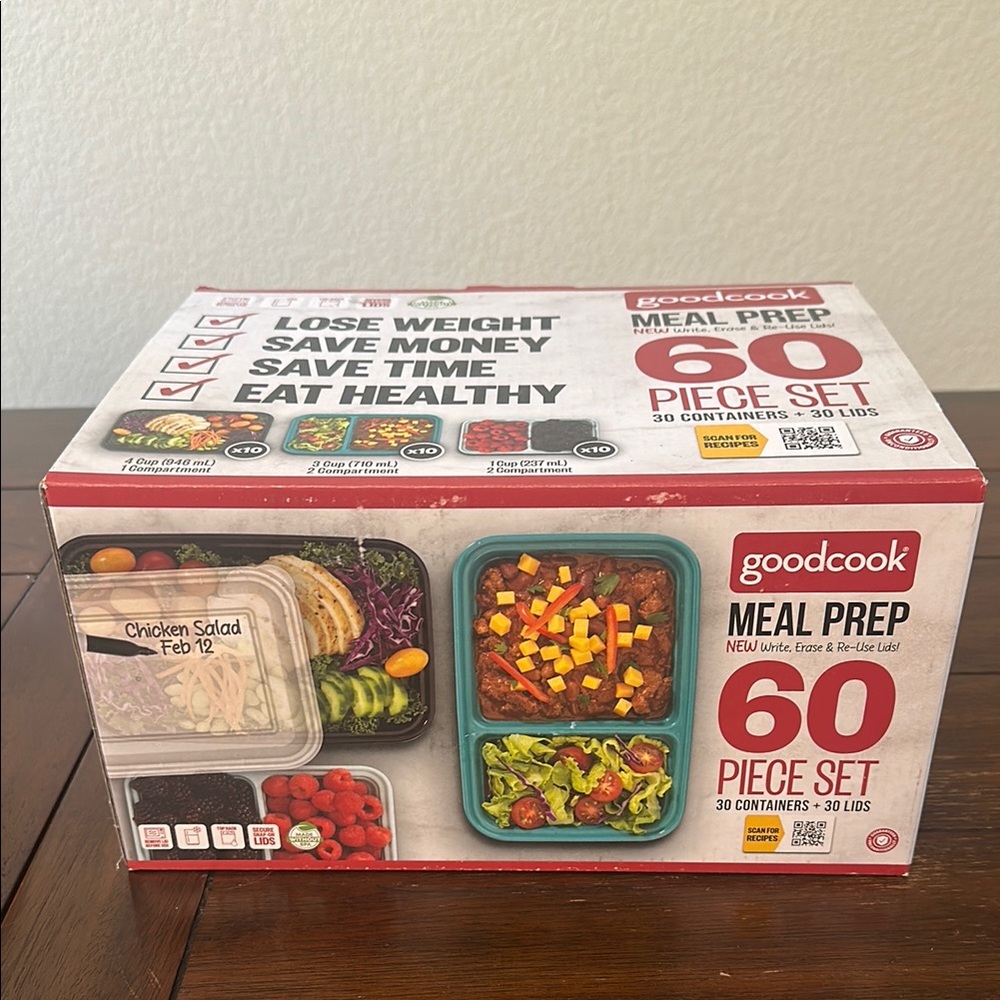 GoodCook Meal Prep 60-Piece Set